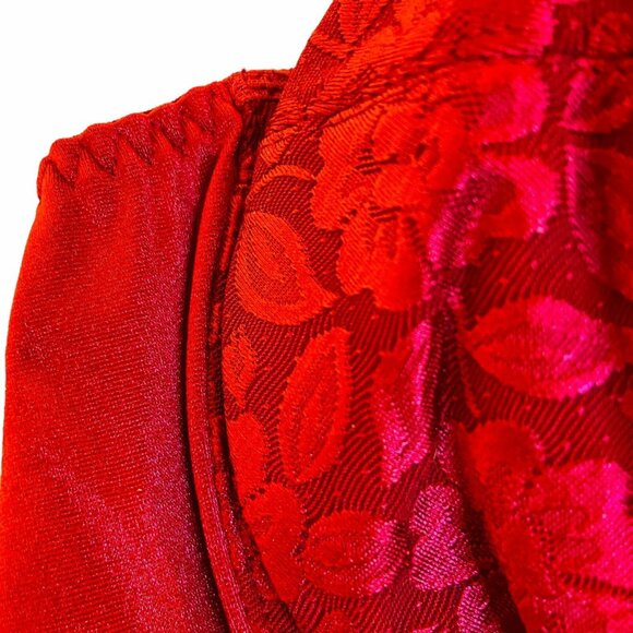 #4605 MAIDEN FORM Red Lace Lightly Padded TShirt Bra SIZE 36C - Picture 6 of 9